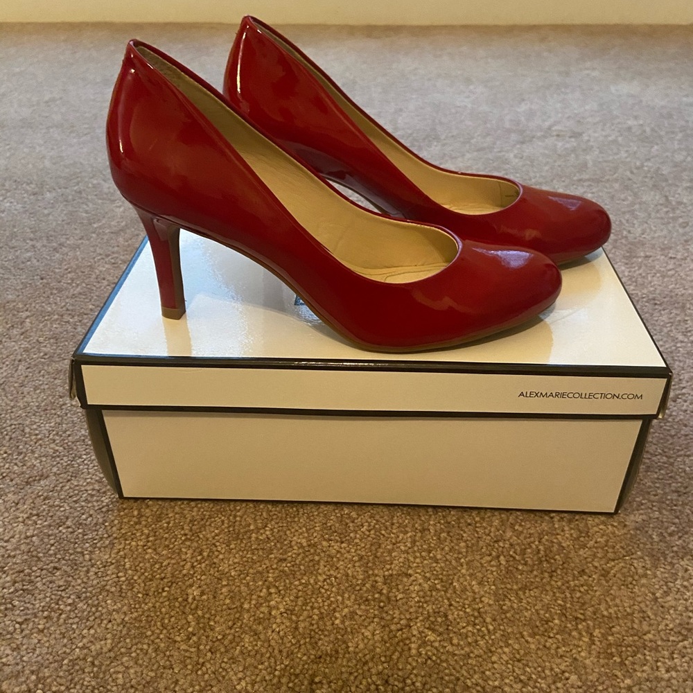 Alex Marie red heels